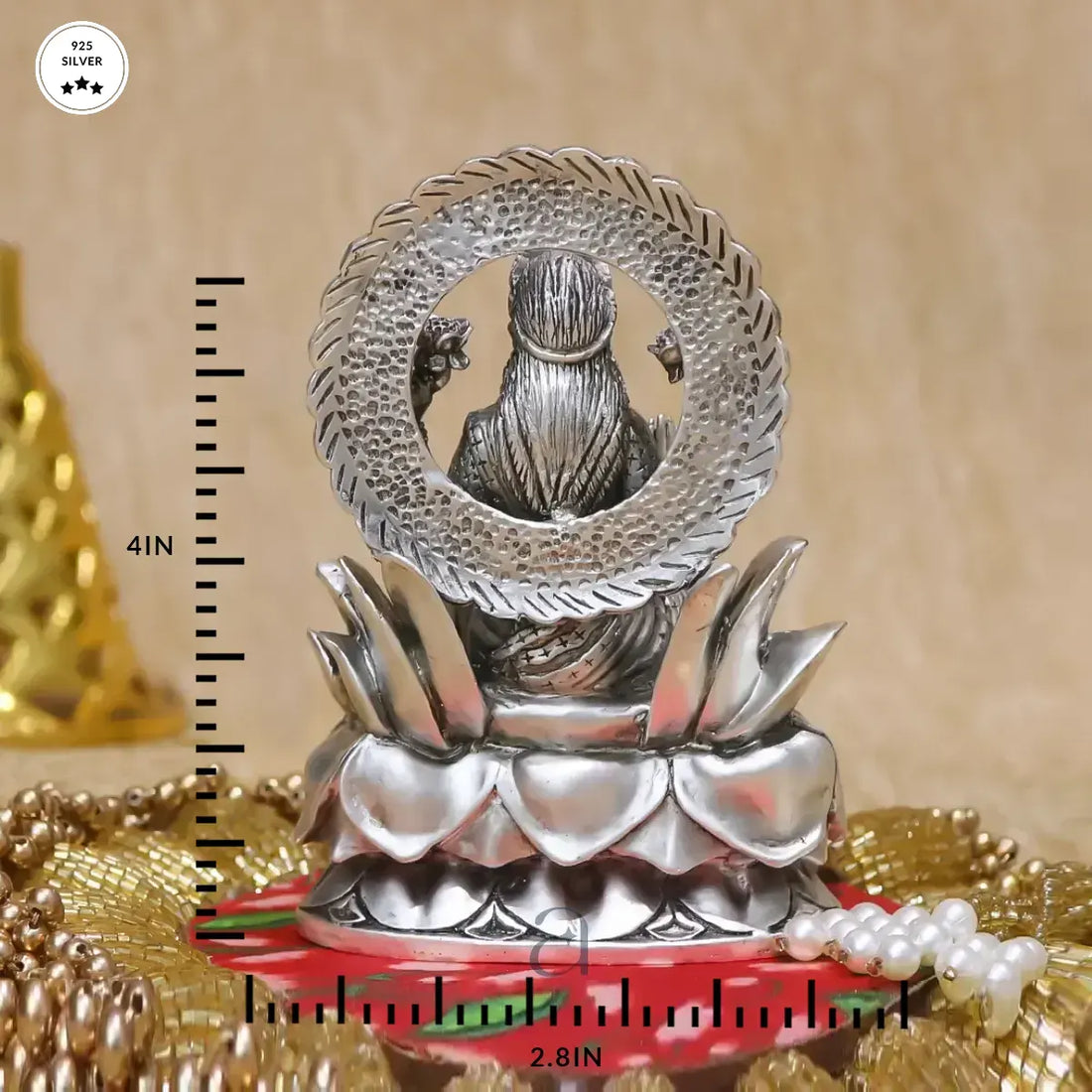 925 Silver Antique Lakshmi Idol