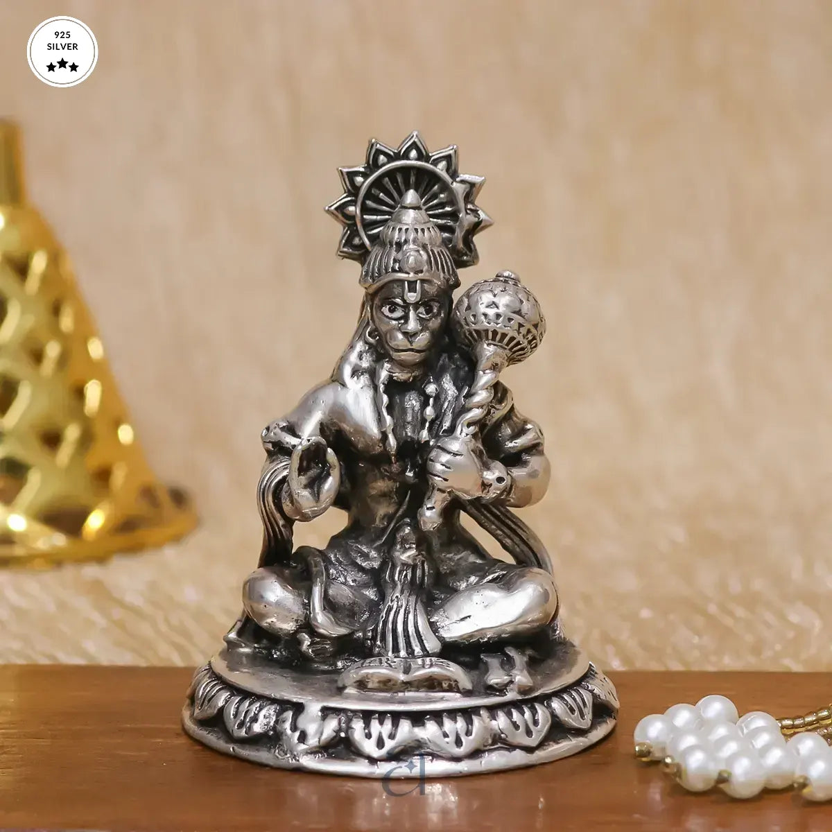 925 Antique Silver Hanumanji