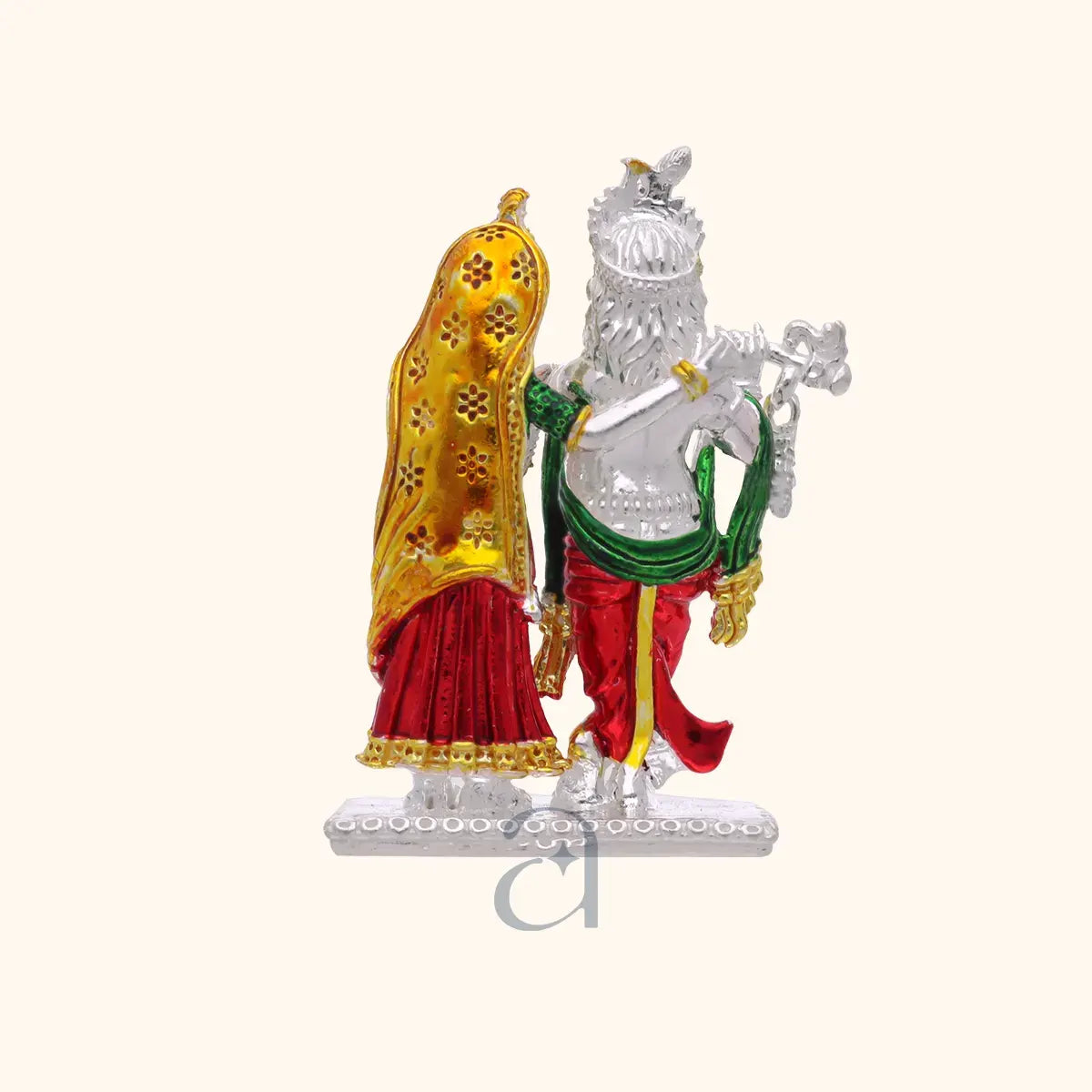 Colorful 925 Silver Radha Krishna