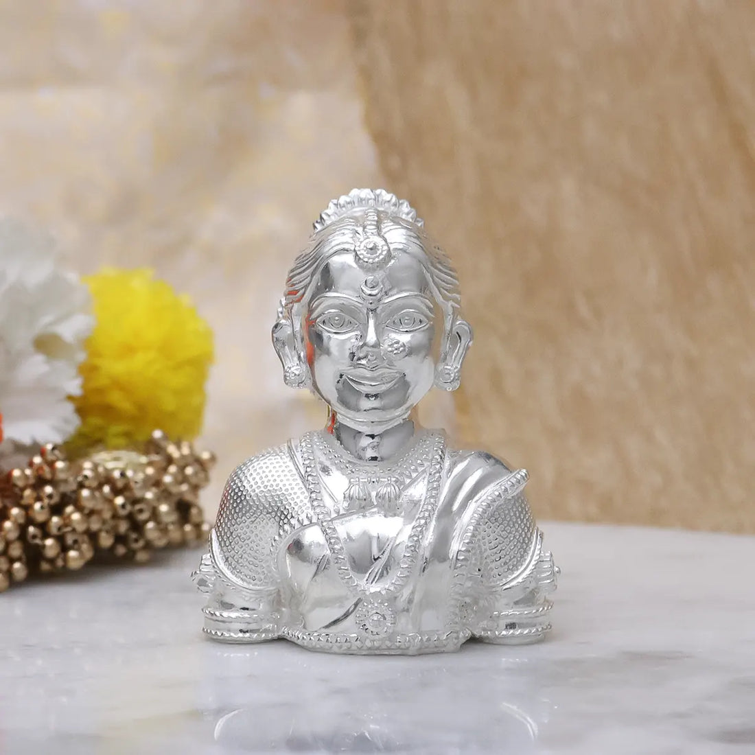 Elegant 925 Silver Goddess Gauri