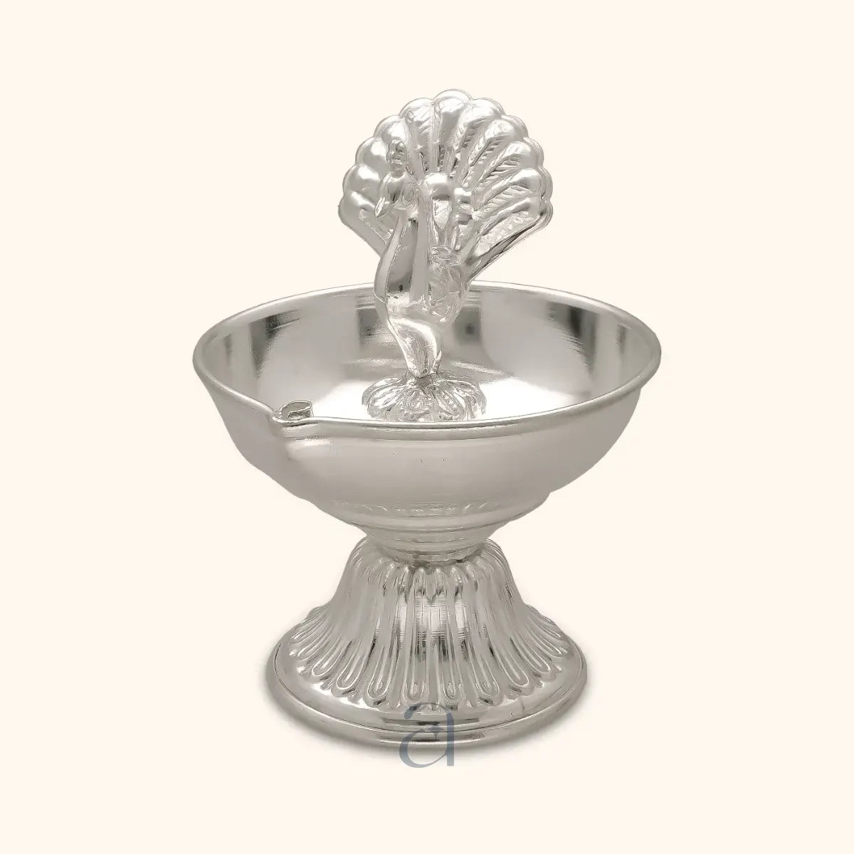 Traditional Peacock Silver Niranjan