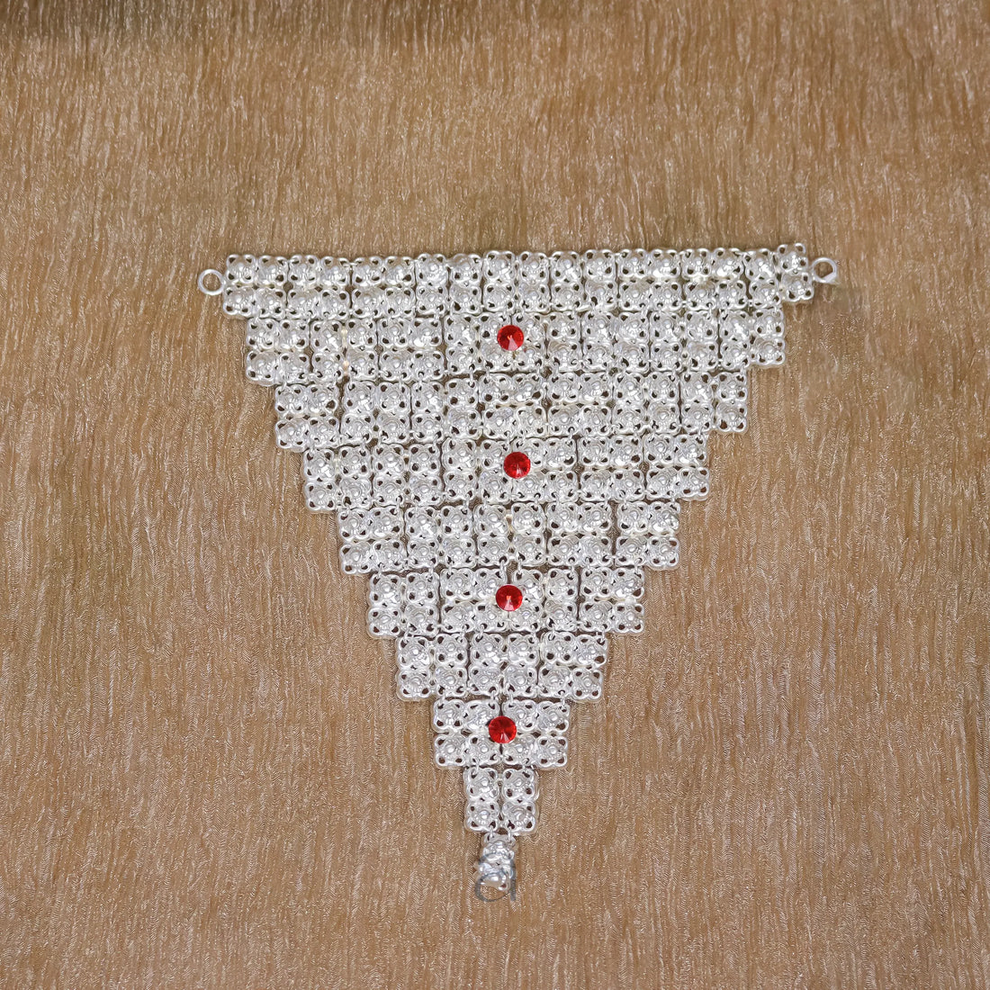 Handcrafted Silver Trunk Cover