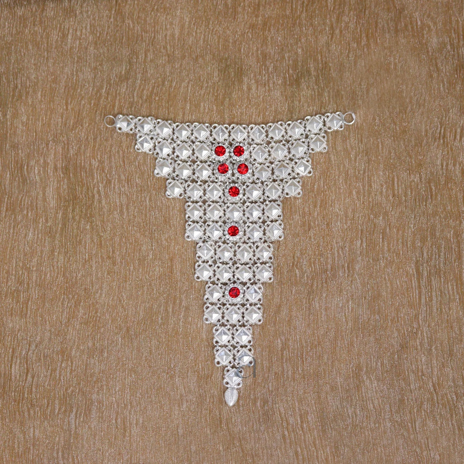 Silver Ganpati Trunk Cover