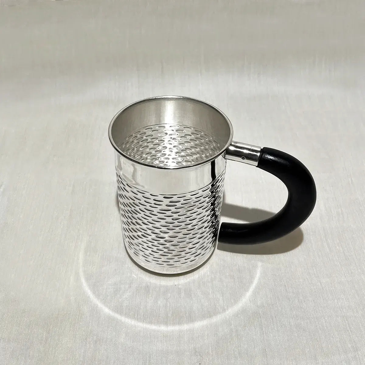 Classic Silver Mug with Fine Engravings