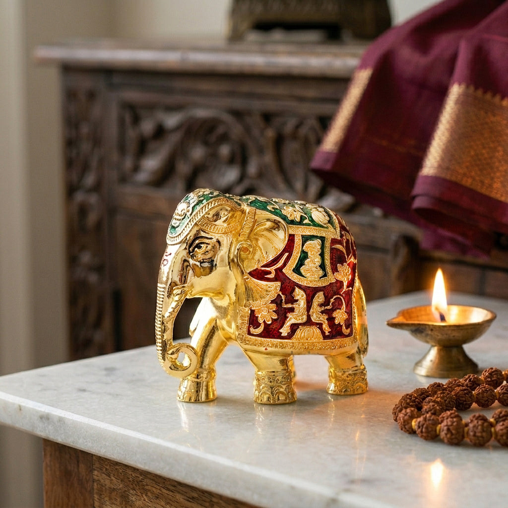 Buy Multitone Gajanth Lakshmi Online at Best Price - Aahi Silverware | Ranka Jewellers