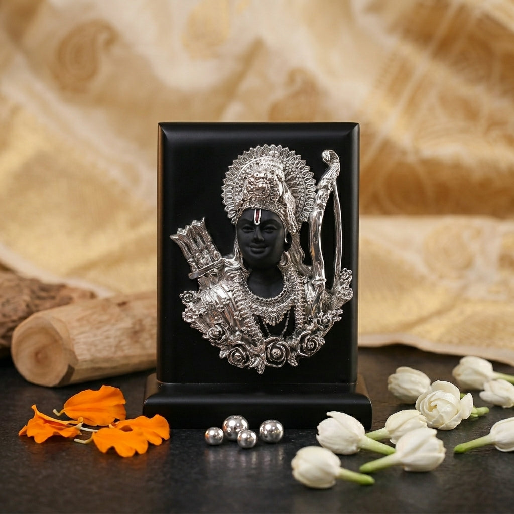 Buy Silver Plated Ram Ji Frame Online at Best Price - Aahi Silverware | Ranka Jewellers