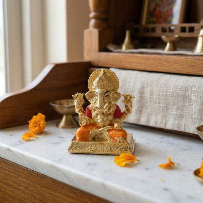 Buy Ganpati Idol for Gifting &amp; Decor Online at Best Price - Aahi Silverware | Ranka Jewellers
