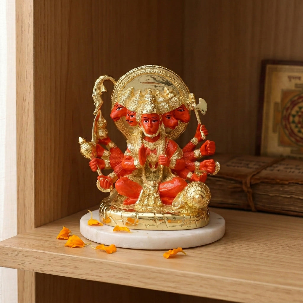 Buy Panchmukhi Hanumanji Idol Online at Best Price - Aahi Silverware | Ranka Jewellers
