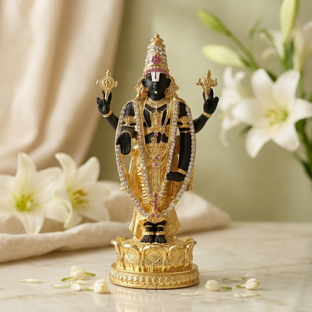 Buy Tirupati Balaji Idol Online at Best Price - Aahi Silverware | Ranka Jewellers