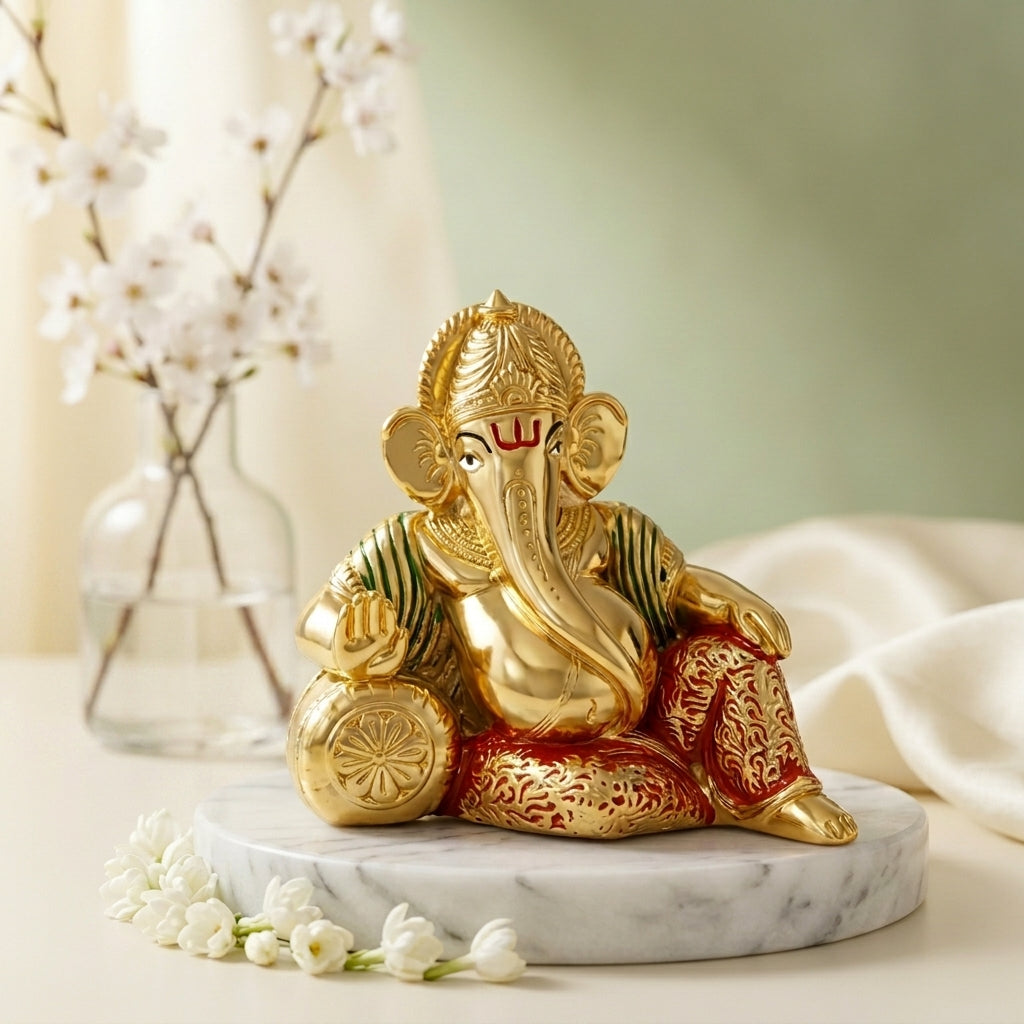 Buy Lord Ganesha Idol Online at Best Price - Aahi Silverware | Ranka Jewellers