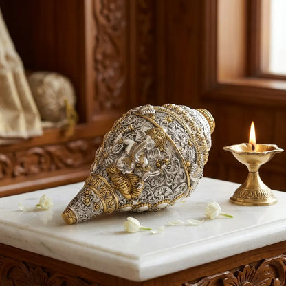 Decorative Ganesh Shankh