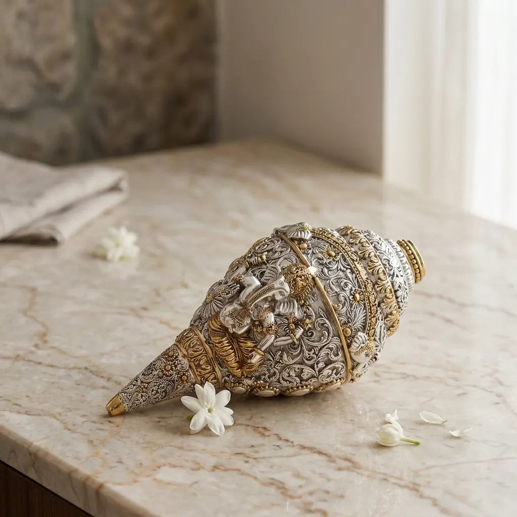 Decorative Ganesh Shankh