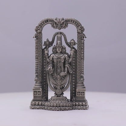 925 Antique Silver Hollow Lord Balaji Idol