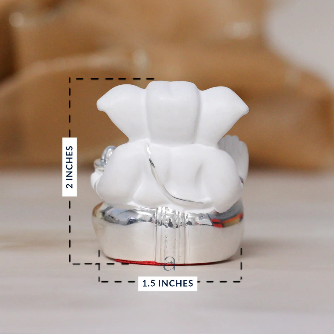 White and Silver Lord Ganesha