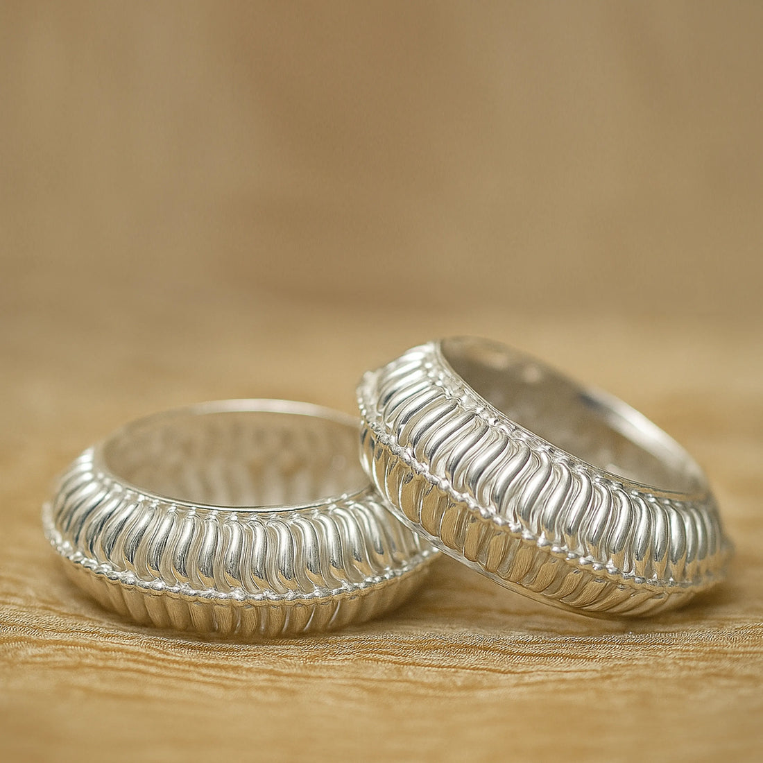 Elegant Silver Tode for Ganeshji